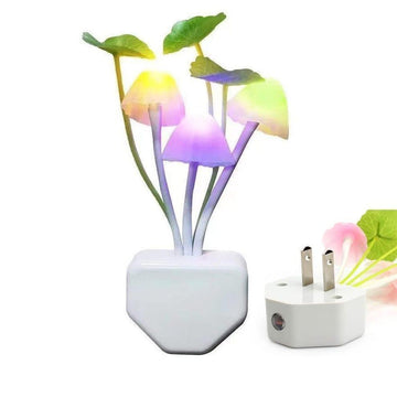 Multicolor Adjustable Mushroom LED Night Light - Mushroom Design